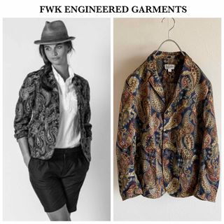 Engineered Garments - USA製 FWK エンジニアドガーメンツ ペイズリー テーラードジャケット 1