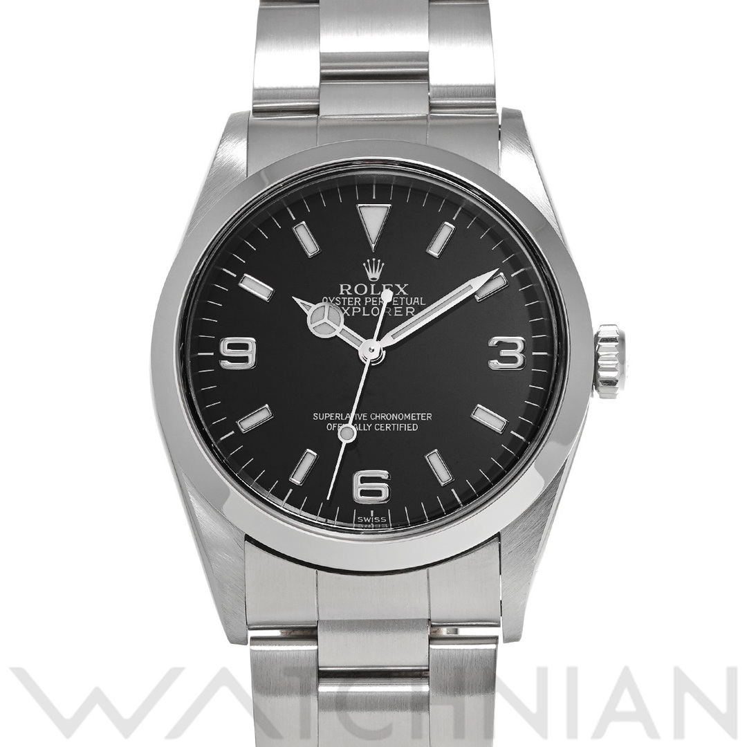 ROLEX(ロレックス)の中古 ロレックス ROLEX 14270 U番(1997年頃製造) ブラック メンズ 腕時計 メンズの時計(腕時計(アナログ))の商品写真