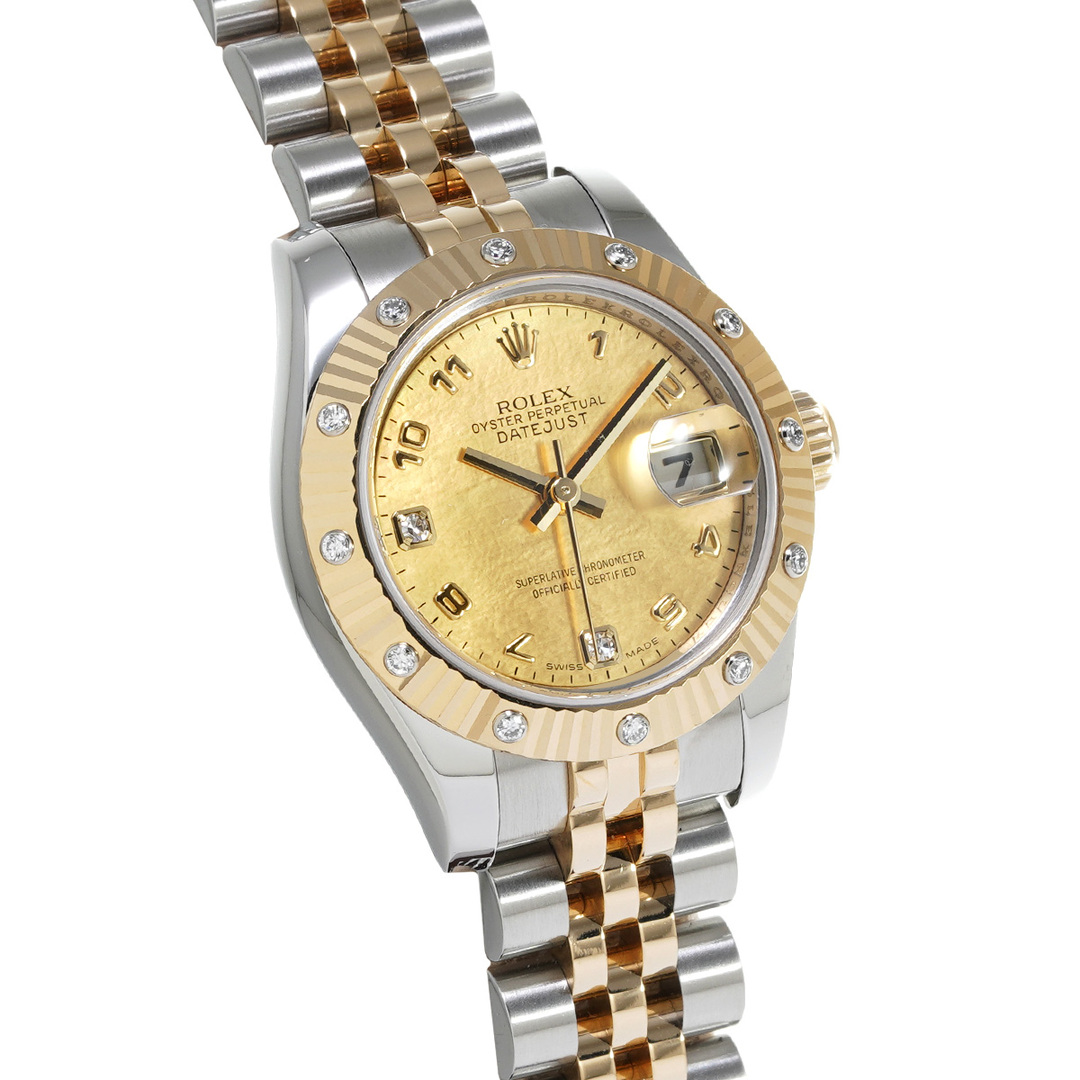 ROLEX(ロレックス)の中古 ロレックス ROLEX 179313 D番(2005年頃製造) イエローシェル /ダイヤモンド レディース 腕時計 レディースのファッション小物(腕時計)の商品写真