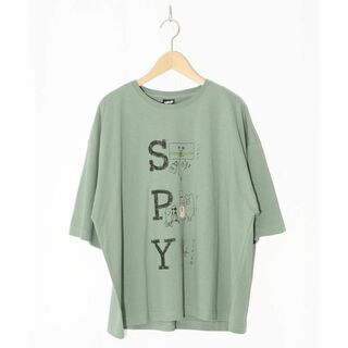 スカラー(ScoLar)のスカラーパリティ 342112 クマとウサギのSPYプリントTシャツ(Tシャツ(半袖/袖なし))