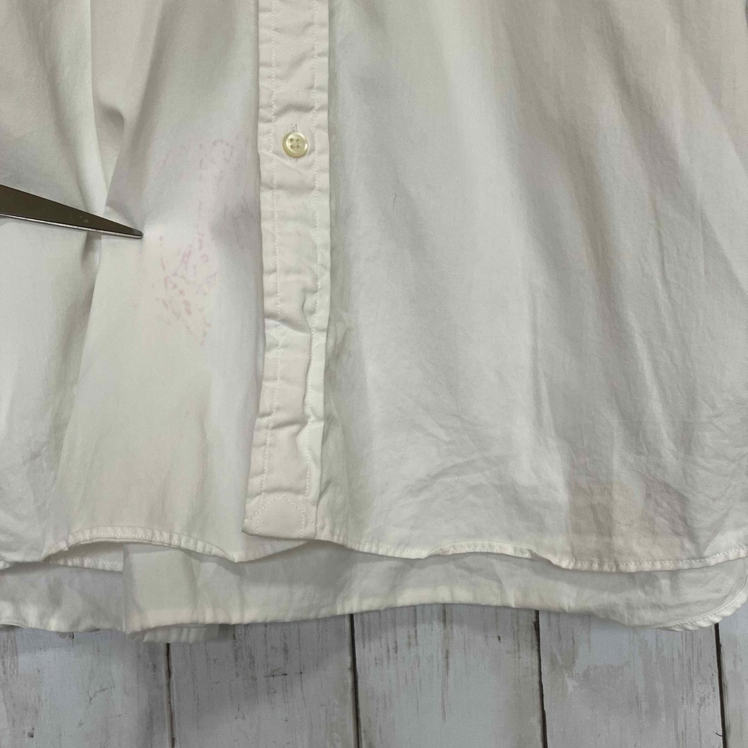 Ralph Lauren(ラルフローレン)のラルフローレン 半袖BDシャツ ワンポイント刺繍ロゴ00s Z1182 メンズのトップス(シャツ)の商品写真