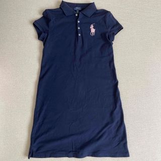 ポロラルフローレン(POLO RALPH LAUREN)のラルフローレンワンピース　濃紺　サイズ16歳(ワンピース)