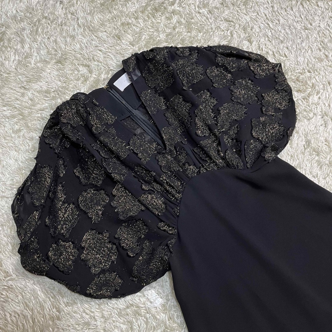 もらって 嬉しい お歳暮 ランキング ✨極美品✨マメクロゴウチ Dress Mini Jacquard Glitter ワンピース