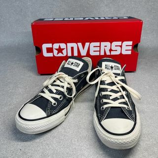 コンバース(CONVERSE)のコンバース 24.5cm オールスターバーントカラーズオックス ブラック ♫(スニーカー)