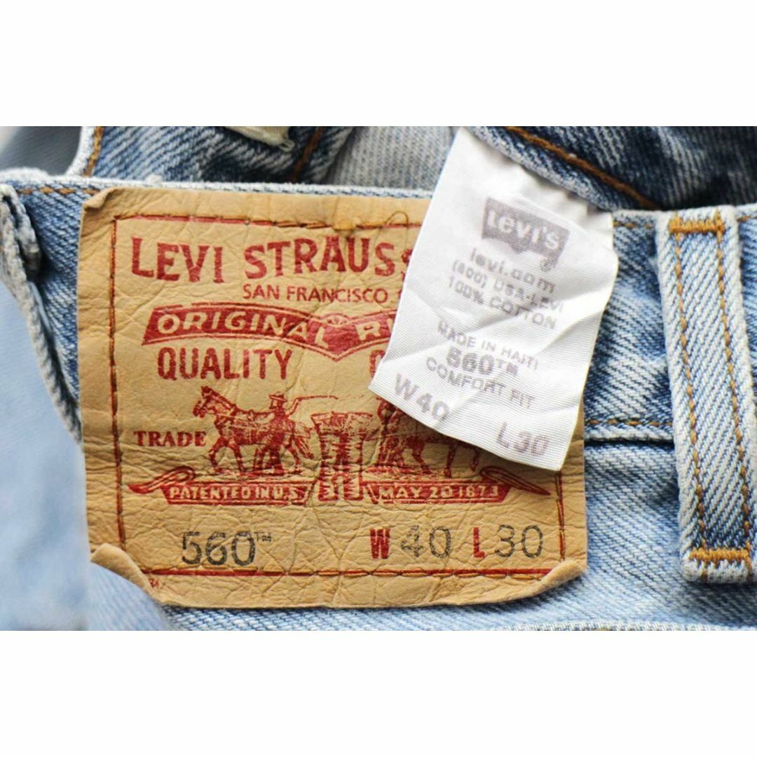 Levi's(リーバイス)の00s Levi'sリーバイス 560 デニムパンツ w40 L30★SDP2660 オールド ジーンズ テーパード ルーズ ワイド バギー オーバーサイズ メンズのパンツ(デニム/ジーンズ)の商品写真