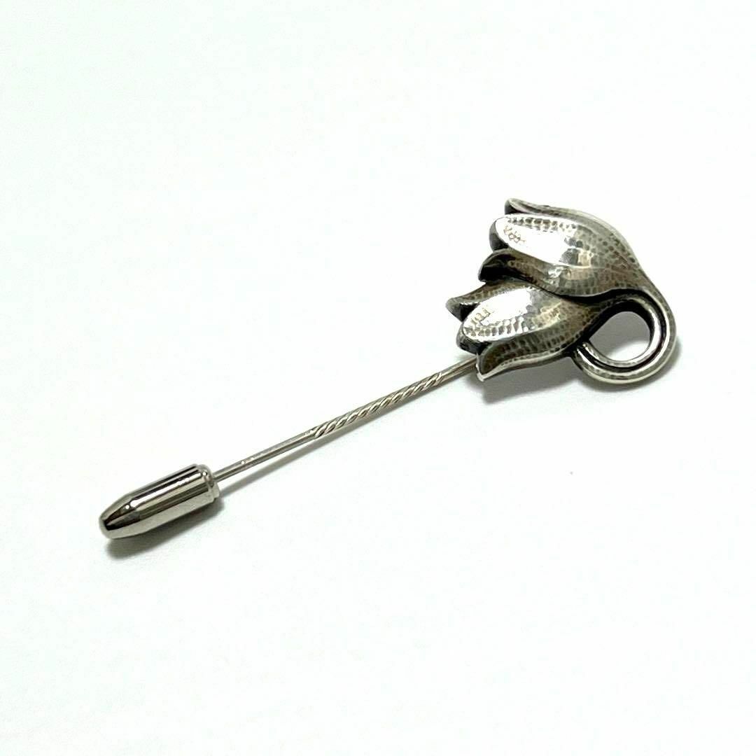 美品】ジョージジェンセン レディース ブローチ ピンバッジ シルバー 美品】ジョージジェンセン レディース ブローチ ピンバッジ シルバー
