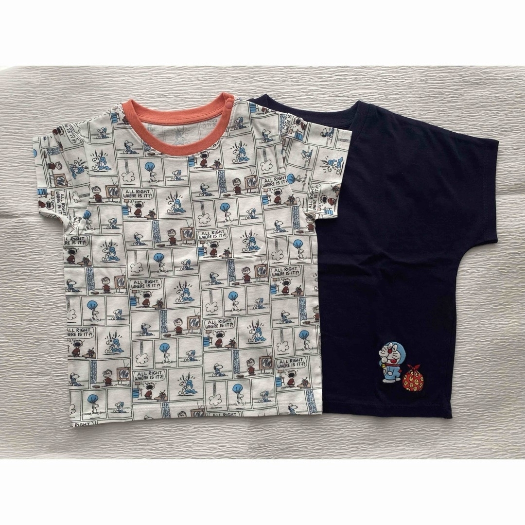 UNIQLO(ユニクロ)のユニクロ　未使用　キッズ100センチTシャツ　2枚セット キッズ/ベビー/マタニティのキッズ服男の子用(90cm~)(Tシャツ/カットソー)の商品写真