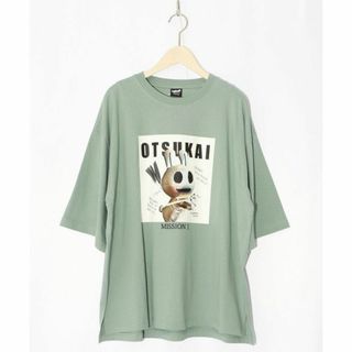 スカラー(ScoLar)のスカラーパリティ 342111 ウサギとクマのOTSUKAIプリントTシャツ(Tシャツ(半袖/袖なし))