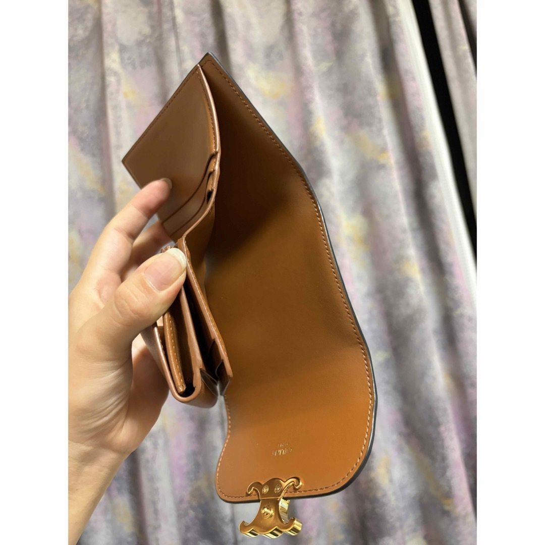 celine(セリーヌ)のceline/トリンオフキャンバスタン　ウォレット　財布 レディースのファッション小物(財布)の商品写真