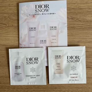 Dior - DIOR☆ スノー UVシールド トーンアップ&エッセンスオブライトセラム