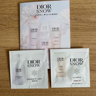 ディオール(Dior)のDIOR☆ スノー UVシールド トーンアップ&エッセンスオブライトセラム(美容液)