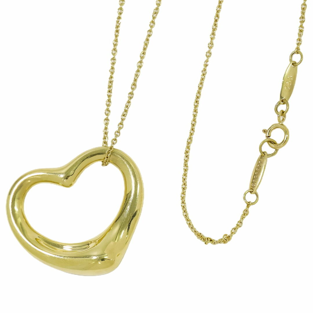 Tiffany & Co.(ティファニー)の本物 ティファニー TIFFANY & Co. オープンハート 750 YG ネックレス ペンダント イエローゴールド Open Heart アクセサリー ジュエリー 中古 レディースのアクセサリー(ネックレス)の商品写真