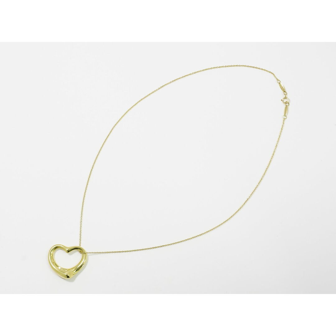 Tiffany & Co.(ティファニー)の本物 ティファニー TIFFANY & Co. オープンハート 750 YG ネックレス ペンダント イエローゴールド Open Heart アクセサリー ジュエリー 中古 レディースのアクセサリー(ネックレス)の商品写真