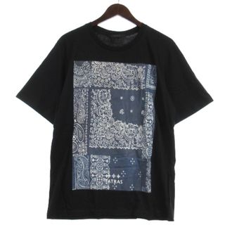 タトラス(TATRAS)のタトラス TATRAS Tシャツ カットソー 半袖 プリント ブラック 1(Tシャツ/カットソー(半袖/袖なし))