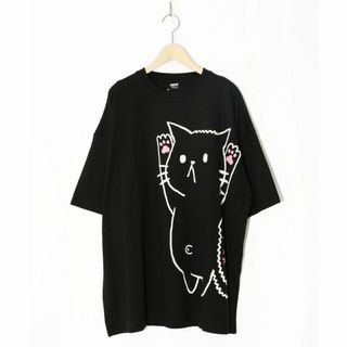 スカラー(ScoLar)のスカラーパリティ 342110 注射嫌いなネコとクマ先生のプリントTシャツ(Tシャツ(半袖/袖なし))