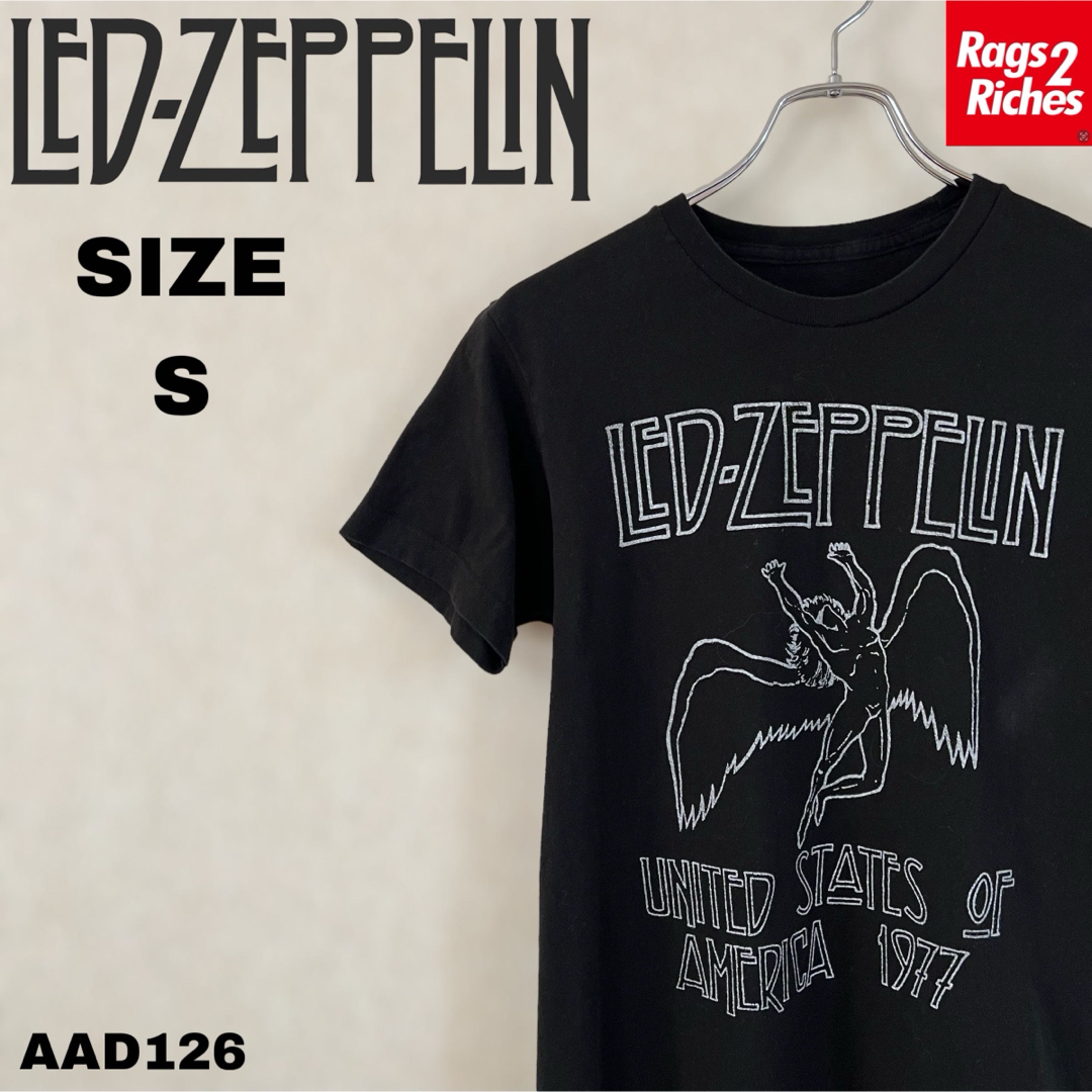 MUSIC TEE(ミュージックティー)のレッド・ツェッペリン LED ZEPPELIN Tシャツ バンドT メンズのトップス(Tシャツ/カットソー(半袖/袖なし))の商品写真