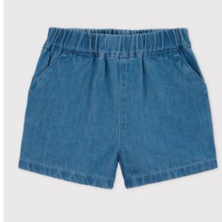 プチバトー(PETIT BATEAU)のプチバトー　ライトデニムショートパンツ(パンツ)