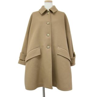 MACKINTOSH - MACKINTOSH マッキントッシュ コート ショートコート 21秋冬 キャメル36 S  長袖 HUMBIE ハンビー ウール Aライン トレンド オーバーシルエット 体型カバー 暖かい 防寒 かわいい おしゃれ  【レディース】【中古】【美品】【RL014】