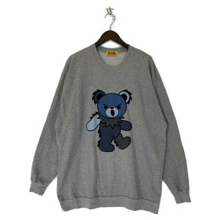 HYSTERIC GLAMOUR - ヒステリックグラマー 01221CS01 ｸﾞﾚｰ BIGDEADｱｯﾌﾟﾘｹｵｰﾊﾞｰｻｲｽﾞｽｳｪｯﾄ FREE