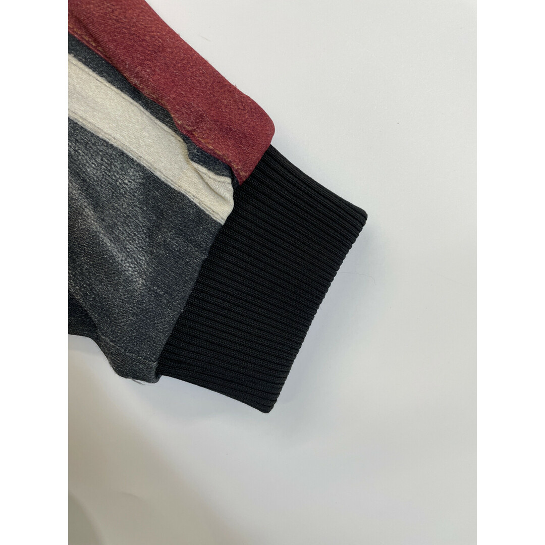 DIESEL(ディーゼル)のディーゼル ﾌﾞﾗｯｸ×赤  ﾄﾘｯｸｱｰﾄ ﾎﾞﾝﾊﾞｰｼﾞｬｹｯﾄ L メンズのジャケット/アウター(その他)の商品写真