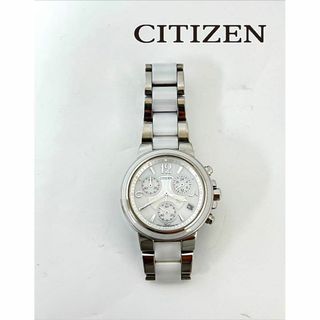 シチズン(CITIZEN)のCITIZEN 腕時計 XC H504-T012523 クロノグラフ 0423(腕時計)