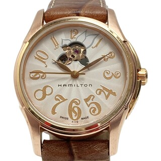 ハミルトン(Hamilton)の☆☆HAMILTON ハミルトン ジャズマスター H323450 ホワイト文字盤 自動巻き ボーイズ 腕時計(腕時計)