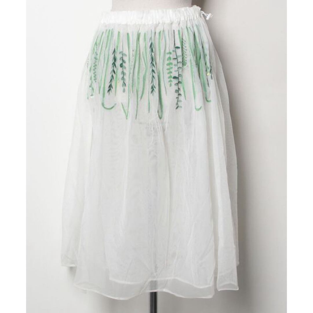 Ne-net(ネネット)のネネット　刺繍チュールスカート　Ne-net レディースのスカート(ロングスカート)の商品写真