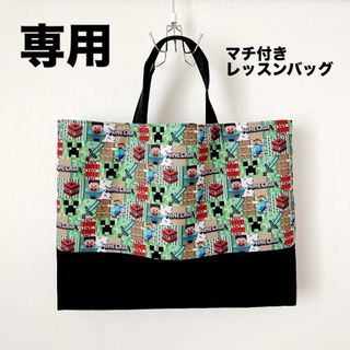 専用　マチ付きレッスンバッグ　ナップサック　上履き入れ(バッグ/レッスンバッグ)