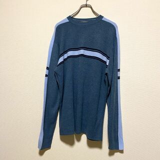 ヴィンテージ(VINTAGE)のアメリカ古着　DESiGNS 90s ニット　セーター　アクリル　P883(ニット/セーター)