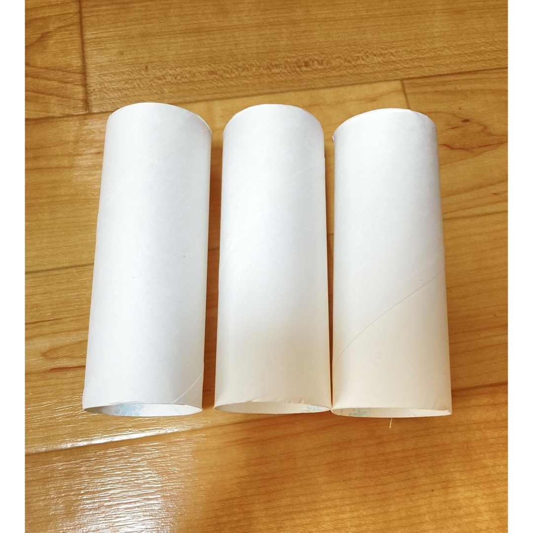 大王製紙(ダイオウセイシ)のトイレットペーパーの芯【3個】 ハンドメイドの素材/材料(型紙/パターン)の商品写真