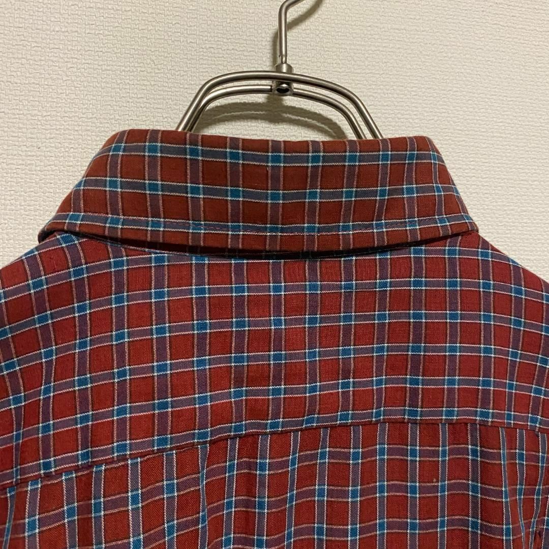 VINTAGE(ヴィンテージ)のアメリカ古着　長袖　シャツ　チェック　チェックシャツ　カジュアル P890 メンズのトップス(シャツ)の商品写真