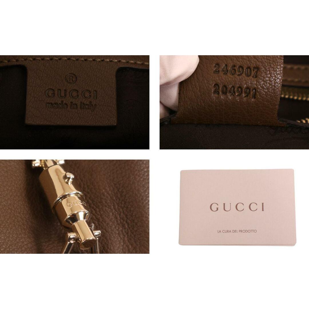 Gucci(グッチ)のGUCCI グッチ ニュージャッキー レザーショルダーバッグ 246907 204991 レディースのバッグ(トートバッグ)の商品写真