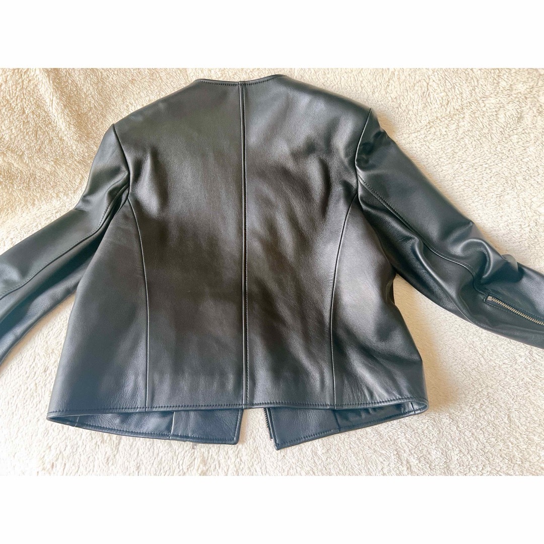 LE CIEL BLEUレザーライダースジャケット LE CIEL BLEUレザーライダースジャケット