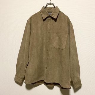 ヴィンテージ(VINTAGE)のアメリカ古着　croft&barrow 長袖　シャツ　ヴィンテージ　P895(シャツ)