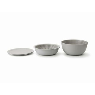 米とぎにも使えるザルとボウル 6点セット(食器)