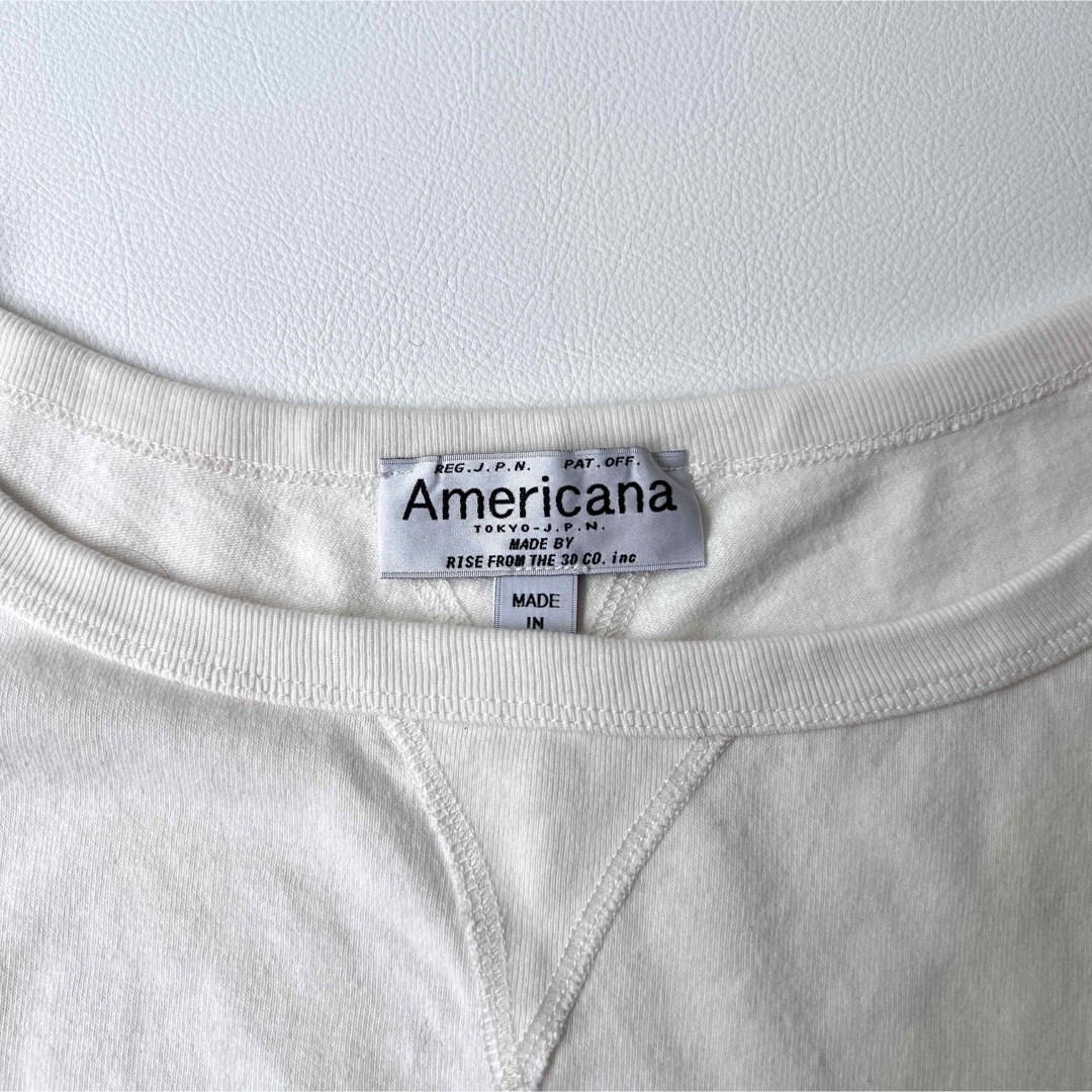 DEUXIEME CLASSE(ドゥーズィエムクラス)のAmericana アメリカーナ　ドゥーズィエムクラス　Tシャツ　トレーナー レディースのトップス(Tシャツ(長袖/七分))の商品写真