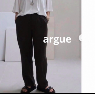 アギュー(ARGUE)のargue LINENCOTTON DOUBLE CLOTH MERROWパンツ(カジュアルパンツ)