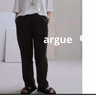 アギュー(ARGUE)のargue LINENCOTTON DOUBLE CLOTH MERROWパンツ(カジュアルパンツ)