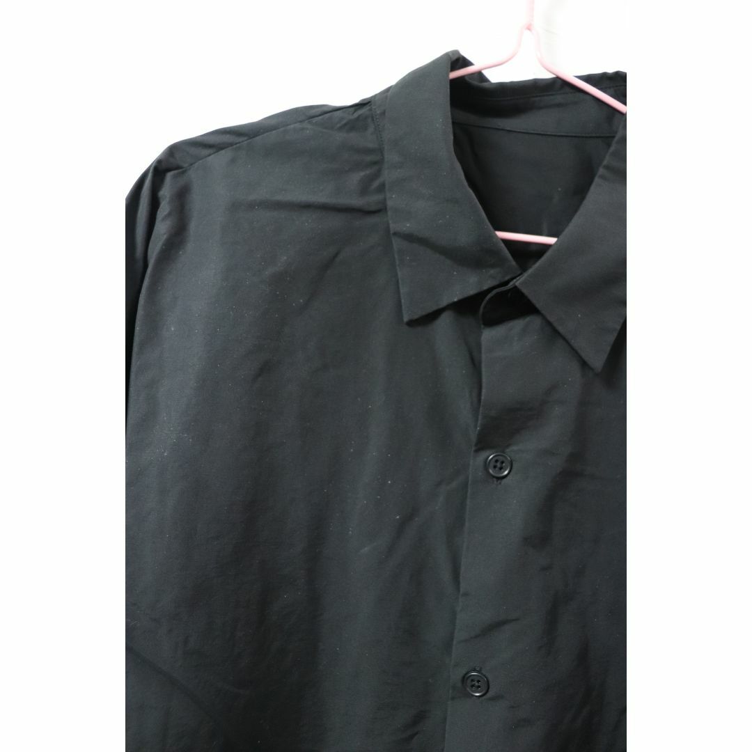 GU(ジーユー)のプロフ必読GUブラックオーバーシャツ/トレンドカッコいい良品L メンズのトップス(シャツ)の商品写真