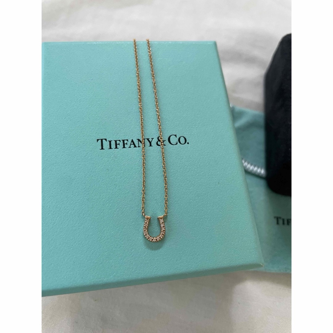 Tiffany & Co.(ティファニー)のTiffany＆Co. 13P K18 PG ダイヤホースシューネックレス レディースのアクセサリー(ネックレス)の商品写真