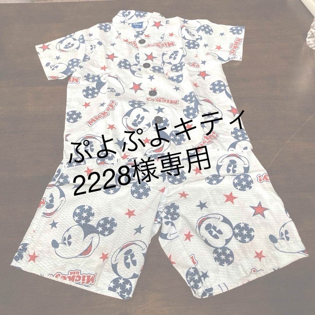 Disney(ディズニー)の半袖パジャマ　110cm キッズ/ベビー/マタニティのキッズ服男の子用(90cm~)(パジャマ)の商品写真