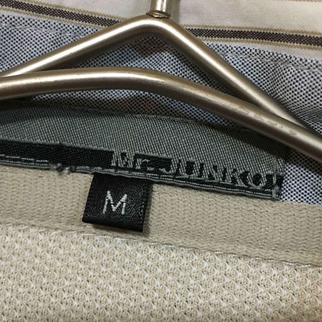 Mr.Junko(ミスタージュンコ)の【希少】ミスタージュンコ Mr.JUNKO ポロシャツ 半袖 M ベージュ メンズのトップス(ポロシャツ)の商品写真