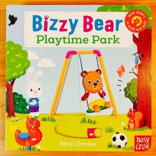 洋書 Bizzy bear playtime park 英語絵本 公園仕掛け絵本(絵本/児童書)