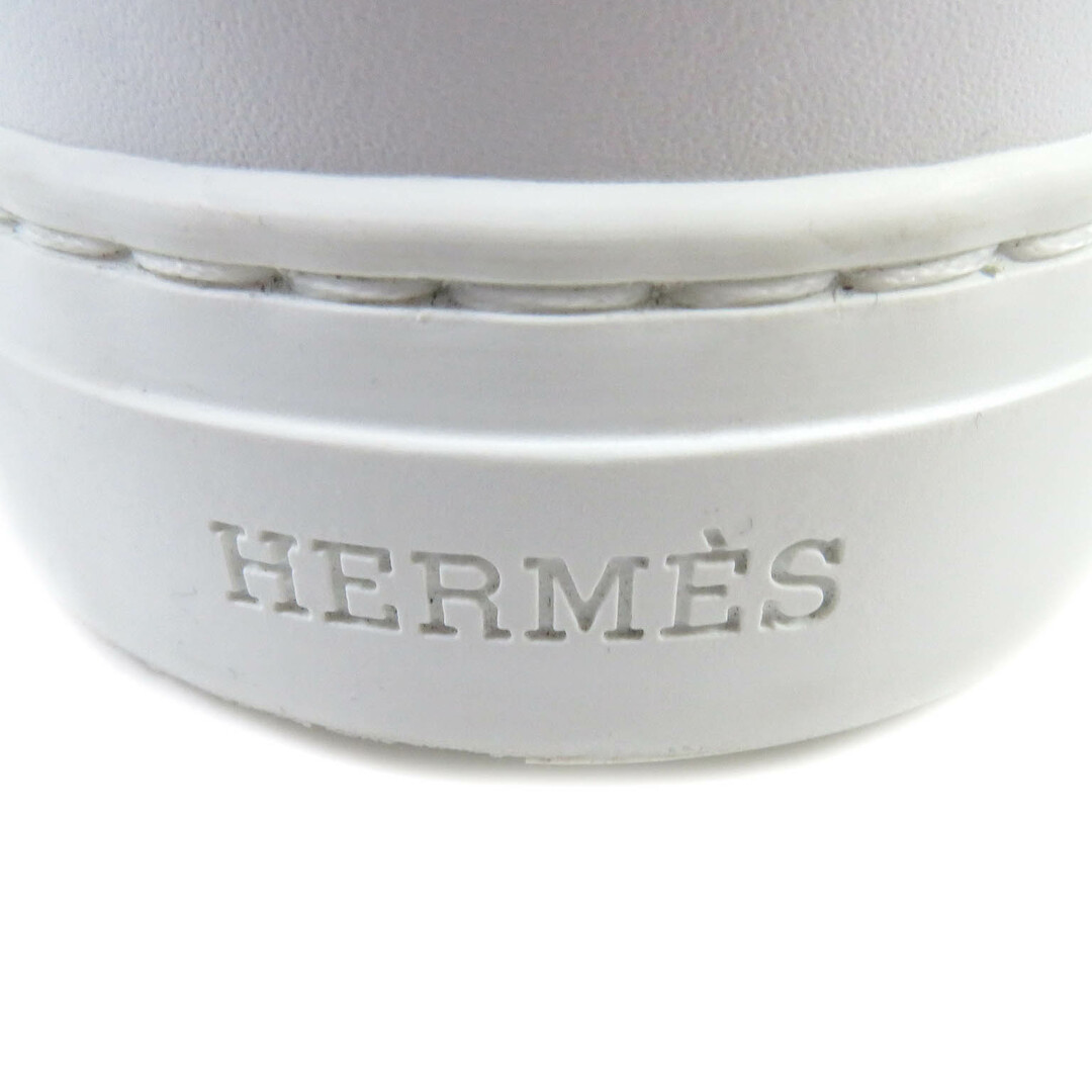 Hermes(エルメス)の美品□HERMES エルメス 22SS デイドリーム ケリー金具 レザー キャンバス ハイカットスニーカー ホワイト ピンク 36.5 イタリア製 レディース レディースの靴/シューズ(スニーカー)の商品写真
