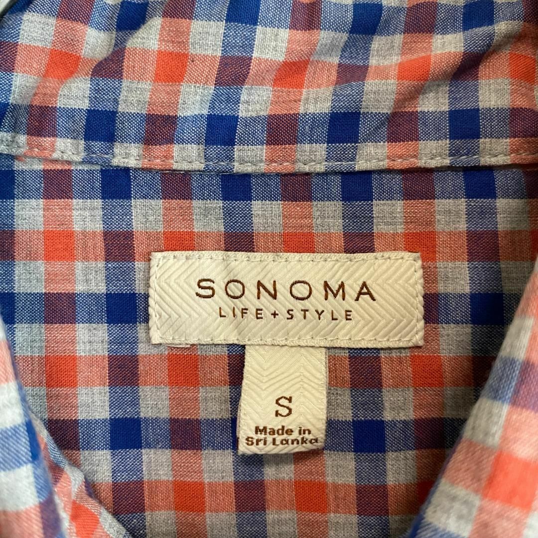 sonoma(ソノマ)のアメリカ古着　SONOMA　長袖　シャツ　チェック柄　BDシャツ　P908 メンズのトップス(シャツ)の商品写真