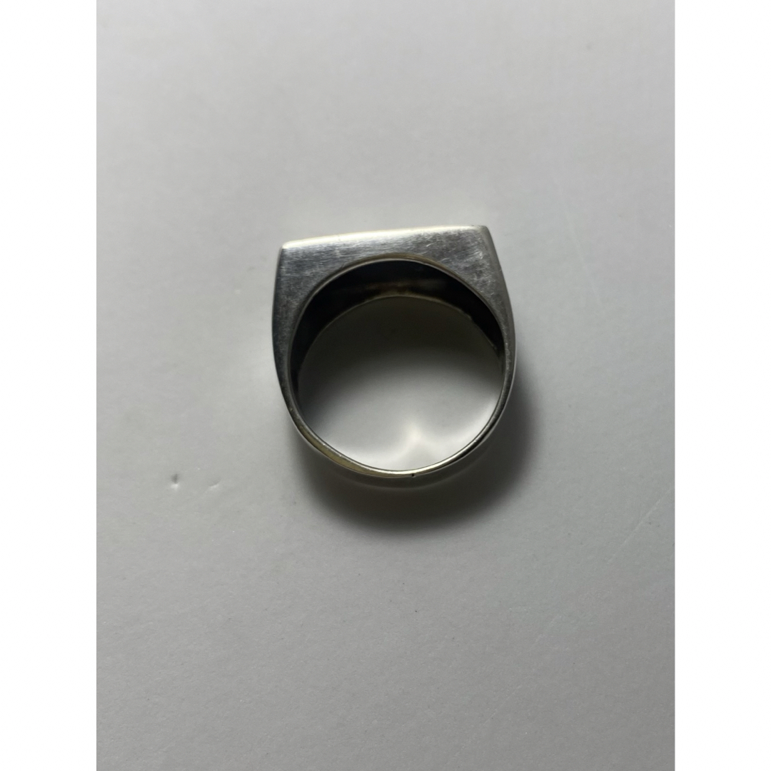 印台タイプシルバー925リング シグネットギフト　銀指輪四角　スクエアZウgb6 メンズのアクセサリー(リング(指輪))の商品写真