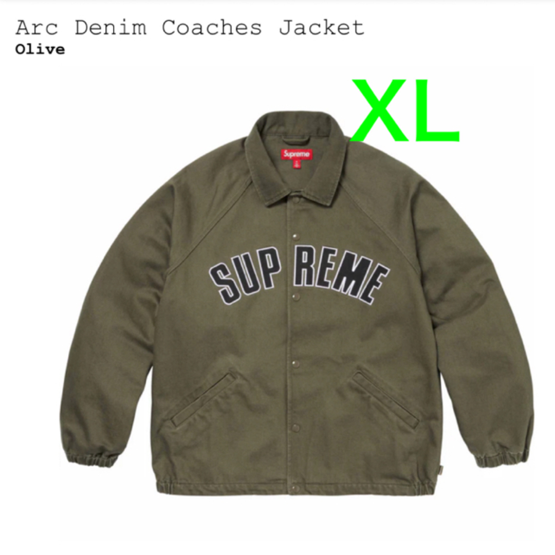 Supreme(シュプリーム)のSupreme  Denim Coaches Jacket Olive XL メンズのジャケット/アウター(テーラードジャケット)の商品写真