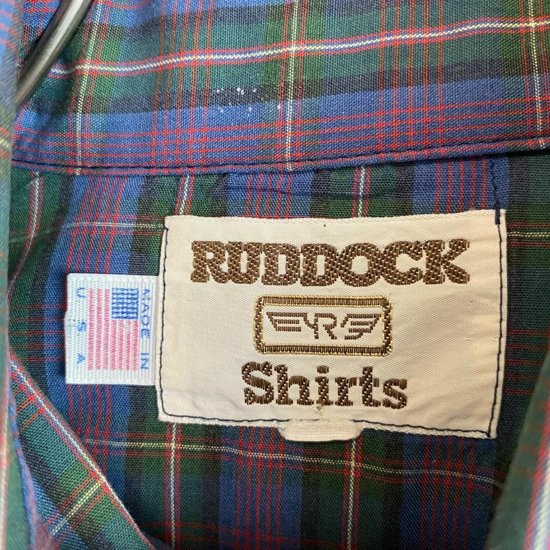 VINTAGE(ヴィンテージ)のアメリカ古着　90s RUDDOCK ウエスタンシャツ　長袖シャツ　USA製 メンズのトップス(シャツ)の商品写真