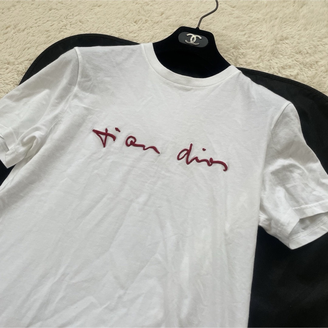 Christian Dior(クリスチャンディオール)の極美品　クリスチャンディオール　クリスヴァンアッシュ　刺繍　ロゴTシャツ レディースのトップス(Tシャツ(半袖/袖なし))の商品写真