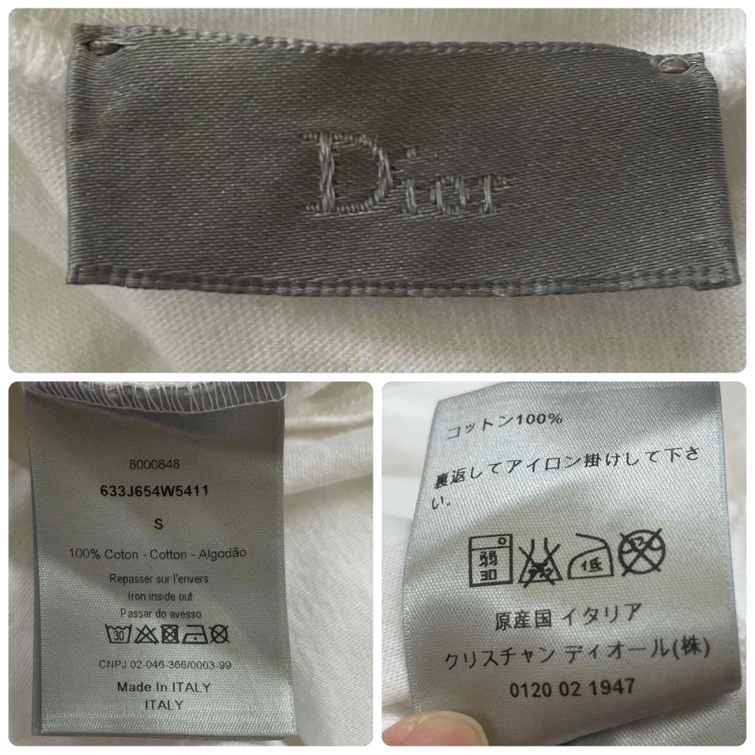 Christian Dior(クリスチャンディオール)の極美品　クリスチャンディオール　クリスヴァンアッシュ　刺繍　ロゴTシャツ レディースのトップス(Tシャツ(半袖/袖なし))の商品写真